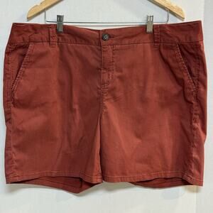 BKE Men’s Serena Chino Style Shorts Rust Color Size 36 (43” Waist Measure)‎